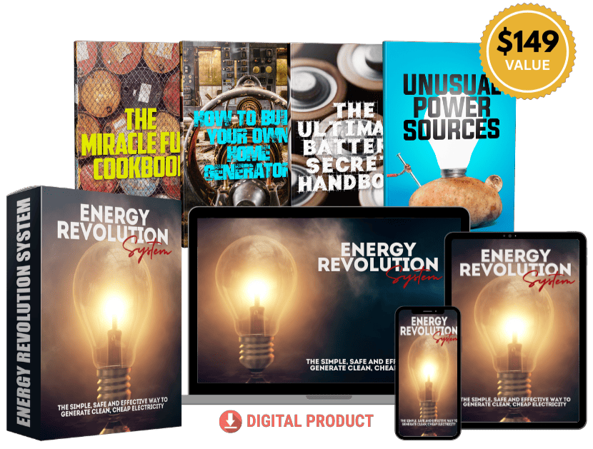 The Energy Revolution System digital package: the main guide plus four bonus ebooks